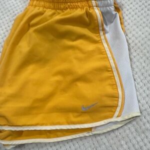 ( 2 ) Nike Gold and  White Sports Shorts
